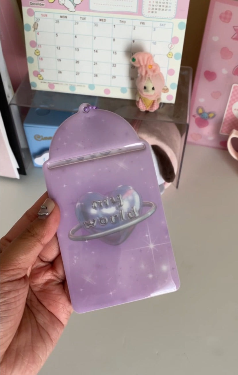 my world photocard holder