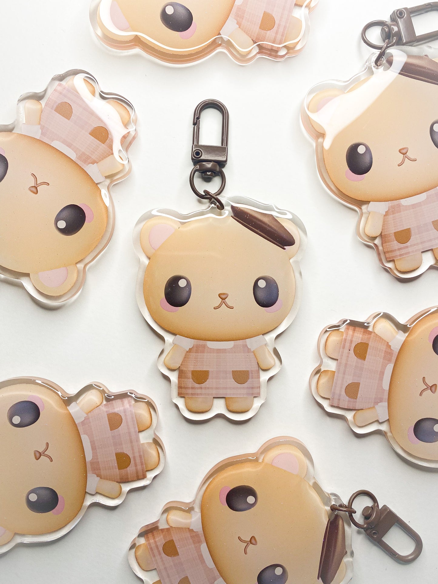 cafe osito keychain