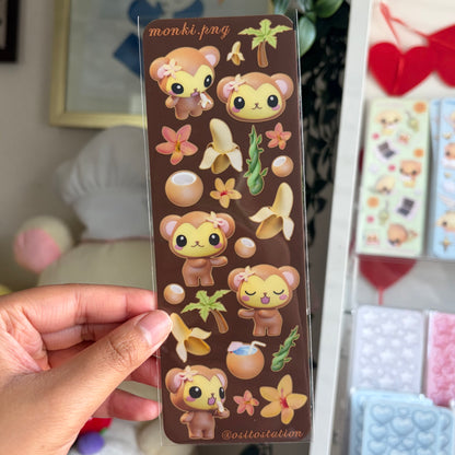 monkii sticker sheet