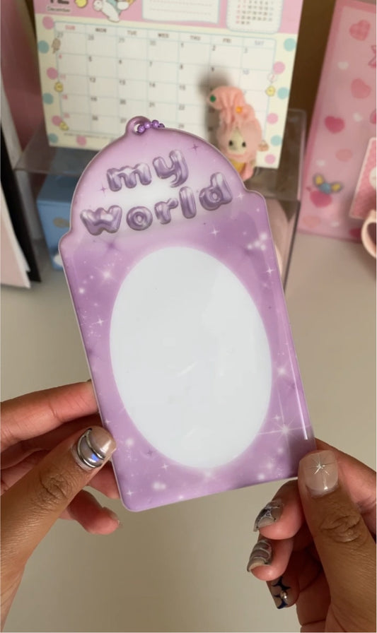 my world photocard holder