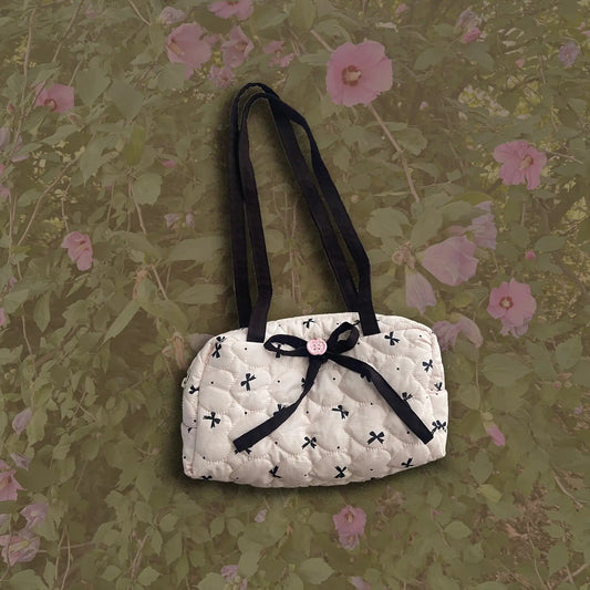pink boxy bag