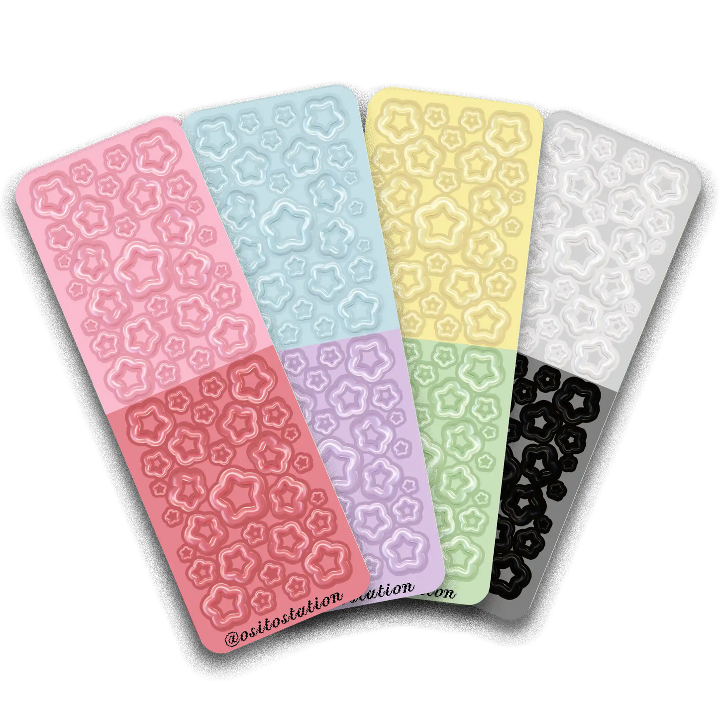 star hoops sticker sheet