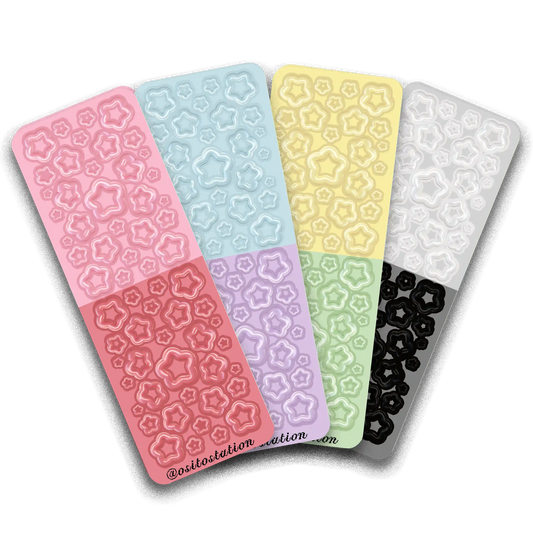 star hoops sticker sheet